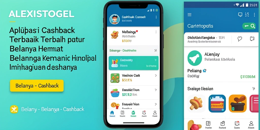 Antarmuka ALEXISTOGEL yang intuitif dan menarik untuk Cashback.