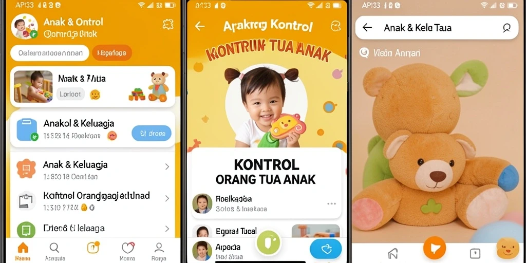 Tampilan antarmuka pengguna API33 yang simpel dan informatif.
