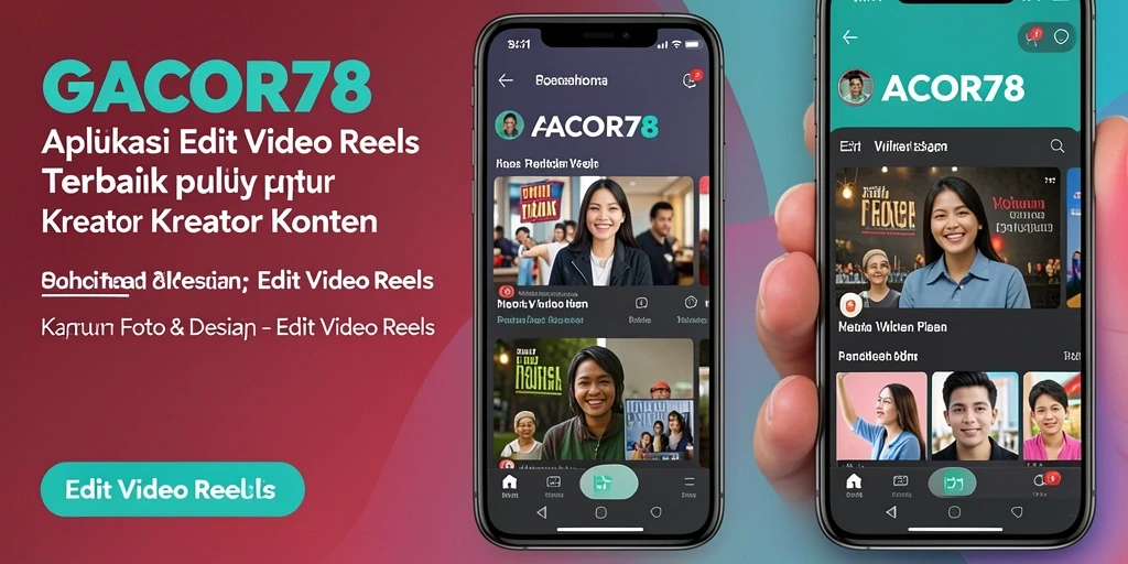 Antarmuka intuitif GACOR78 untuk edit video reels yang menarik.