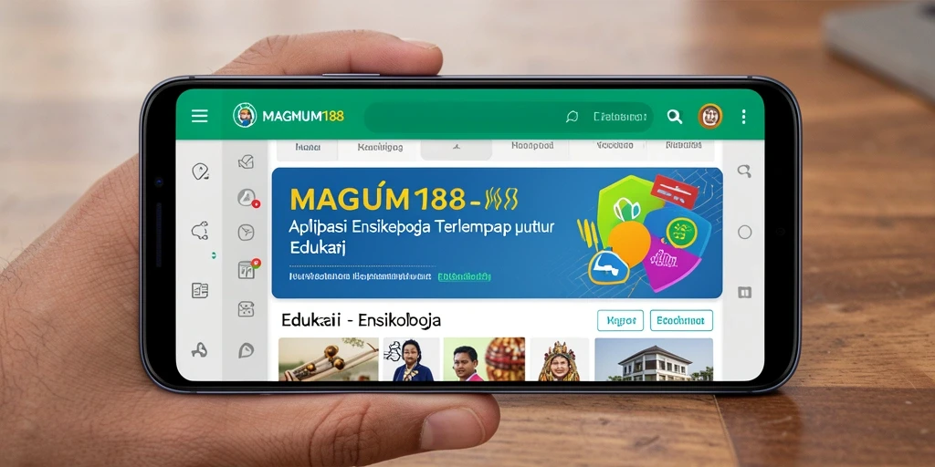Tampilan antarmuka MAGNUM188 yang informatif dan interaktif.