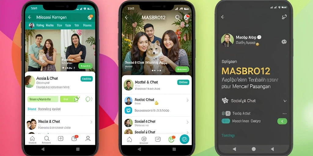 Tampilan antarmuka pengguna yang bersih dan modern dari MASBRO12.