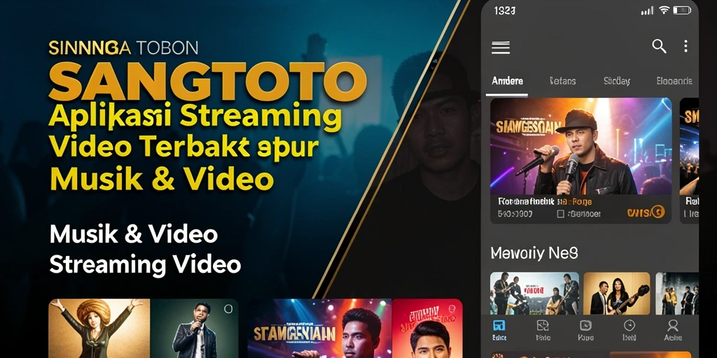 Tampilan antarmuka SANGTOTO yang menarik untuk streaming video.